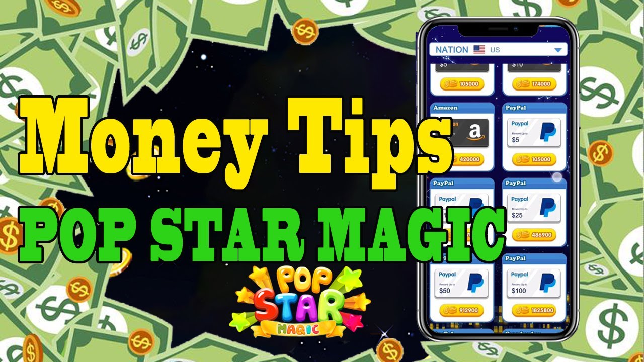 تطبيق Pop Magic Star لشحن ببجي وفرى فاير وبطاقات جوجل بلاي مجانا