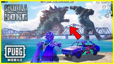 تحميل ببجي موبايل تحديث الديناصور جودزيلا Godzilla vs Kong